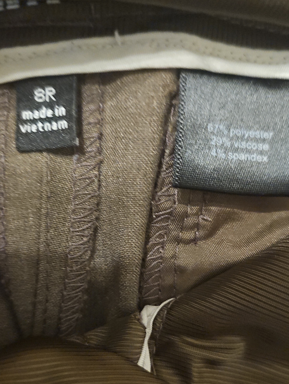 The Limited Collection Cassidy Fit Size 8R Brown Dress Pants Trouser - Picture 8 of 9